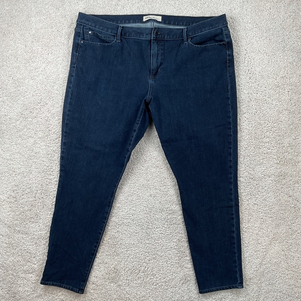Gap 1969 True Skinny Jeans Womens 35 Regular Dark Indigo Stretch Denim Pants